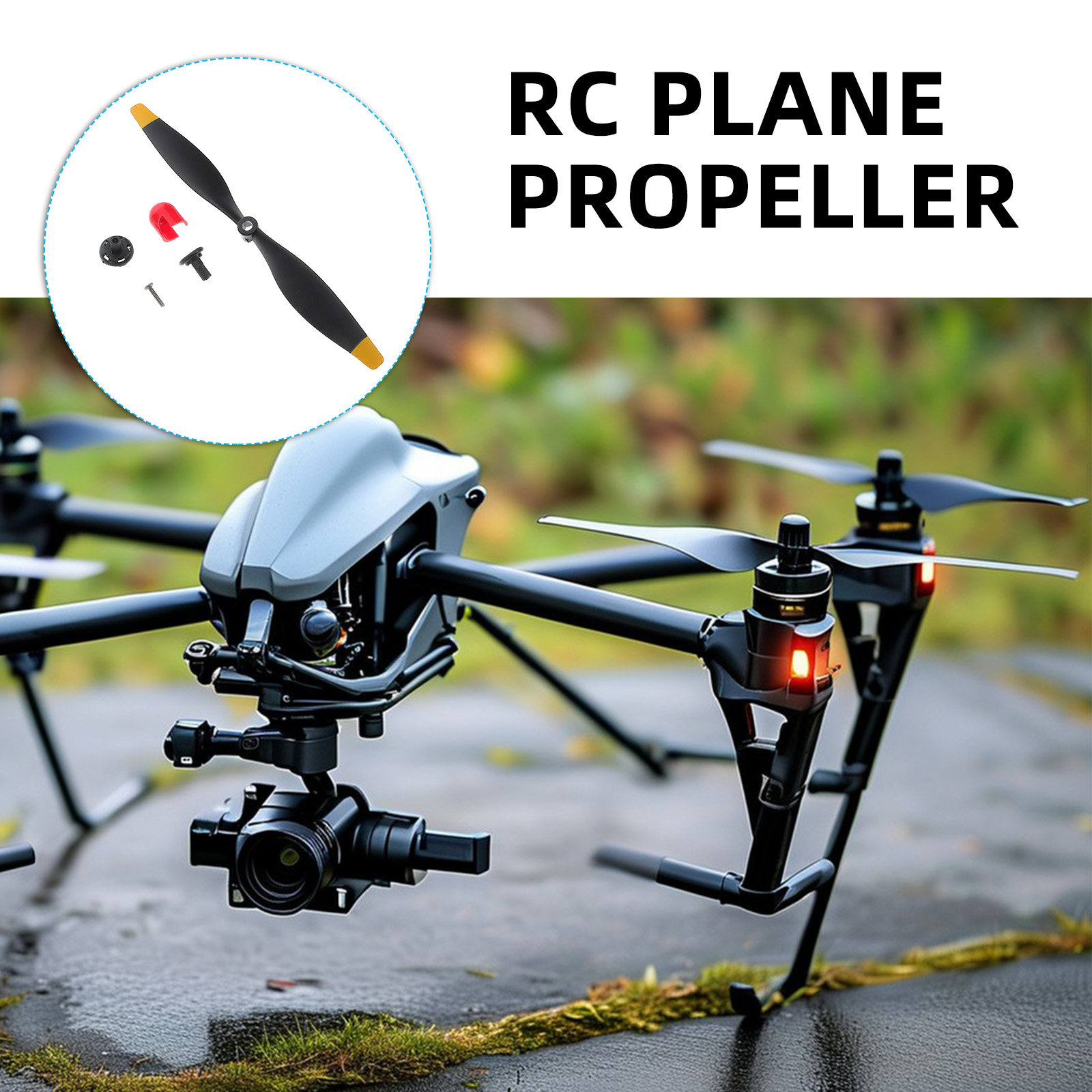 Rc Helicopter Blade - 1Set Spiral Blade Propeller Assembly for