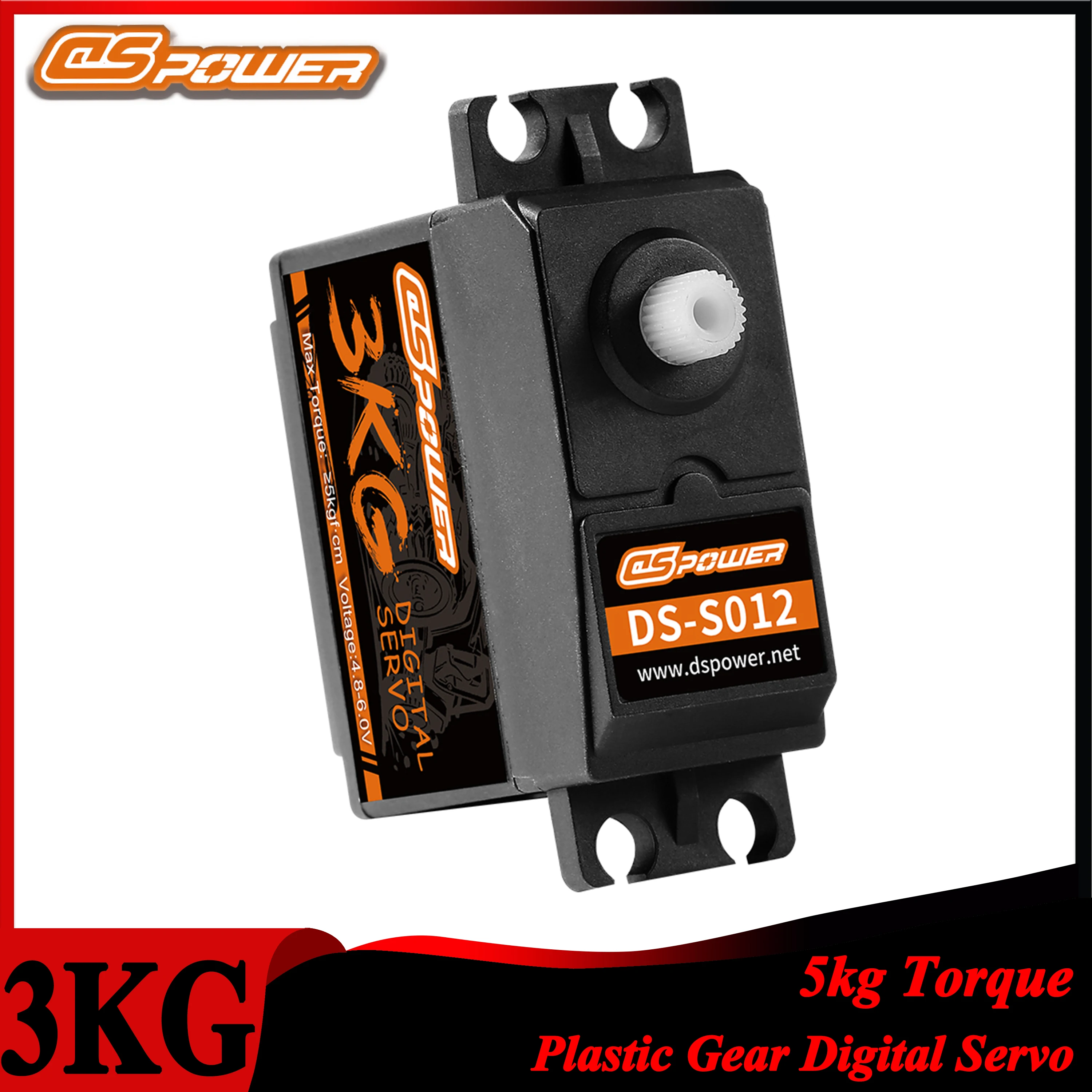 Rc Helicopter Servo - DSpower 3KG Plastic Gear Waterproof Digital