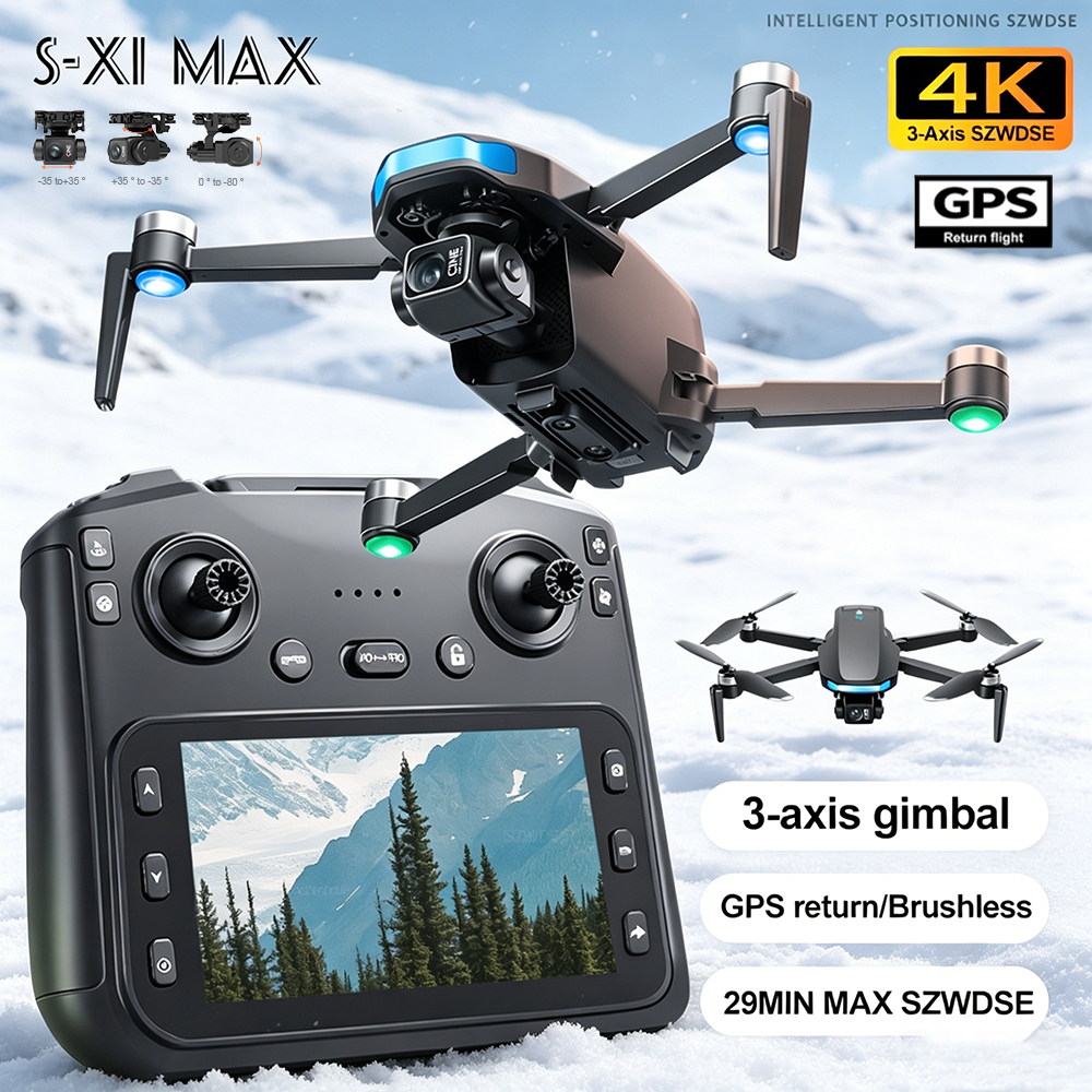 Rc Helicopter Case - New S-X1 MAX Drone GPS 8K