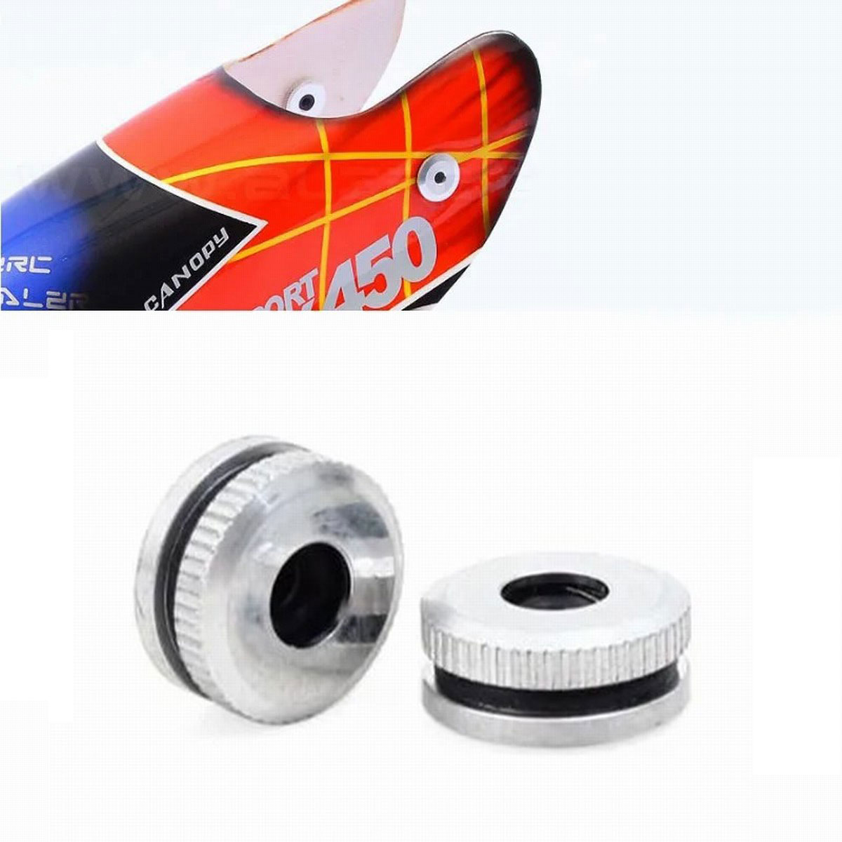 Metal Canopy Mounting Nuts for - Rc Helicopter Nitro reseña y precio