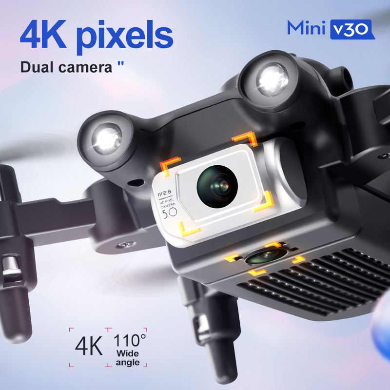 Mini V30 WiFi FPV Drone With 4 - Rc Helicopter Case reseña y precio
