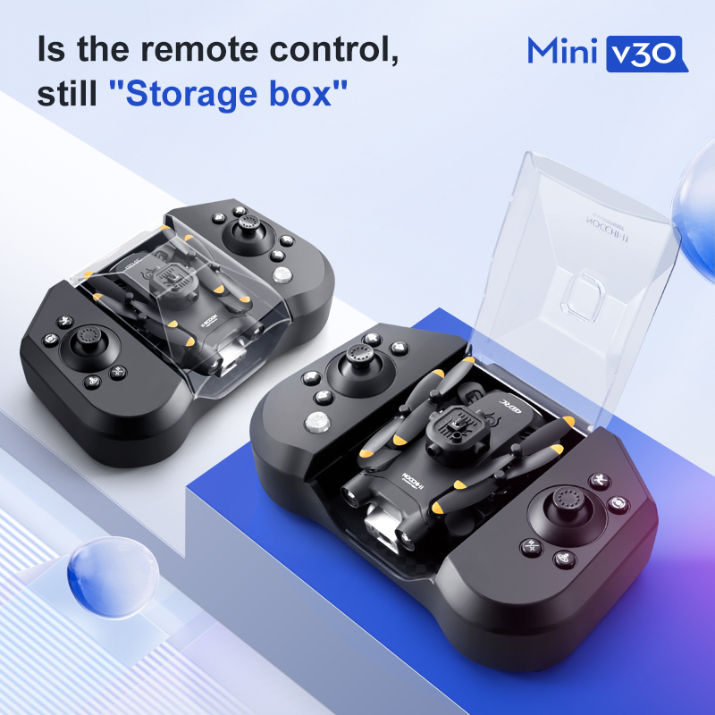 Mini V30 WiFi FPV Drone With 4 - Rc Helicopter Case reseña y precio