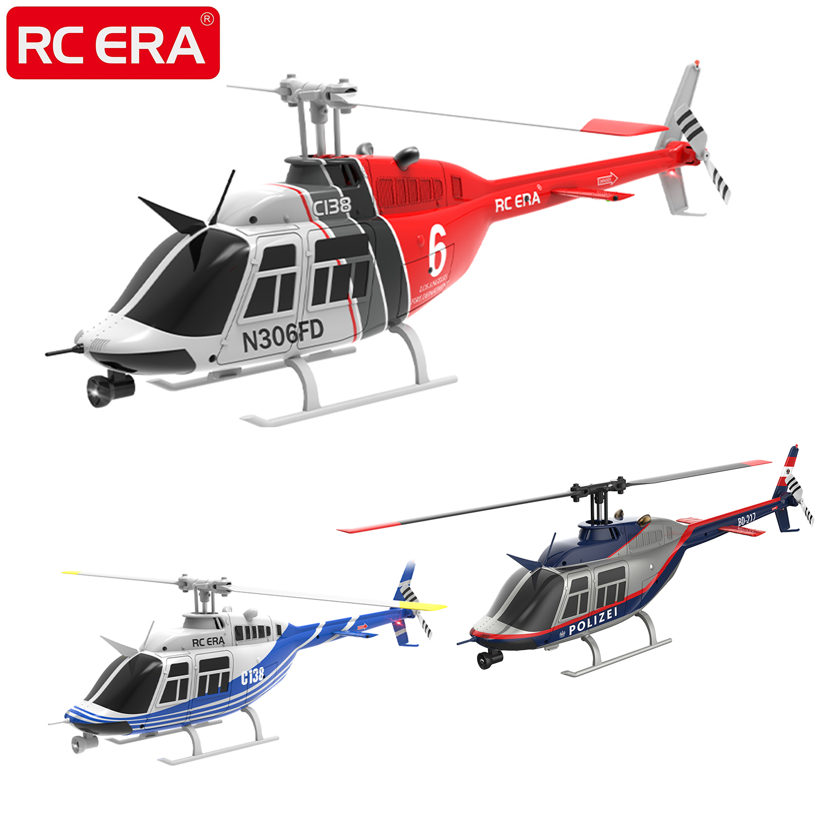 RC ERA C138 BELL 206 Jet Range - Rc Helicopter Large reseña y precio