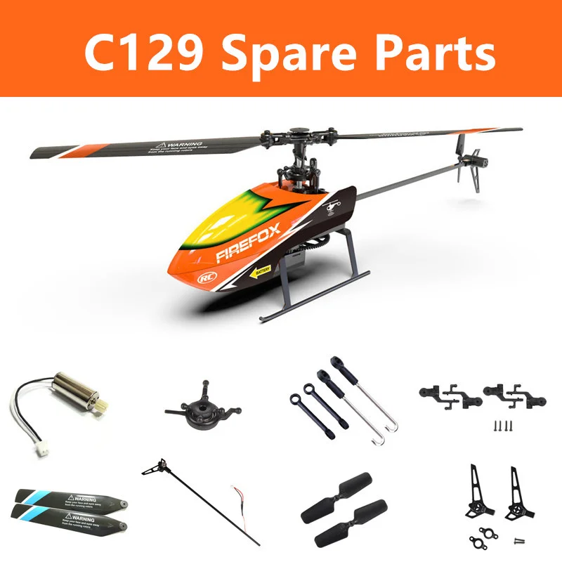 Spare Parts List For FIREFOX C - Rc Helicopter Coaxial reseña y precio