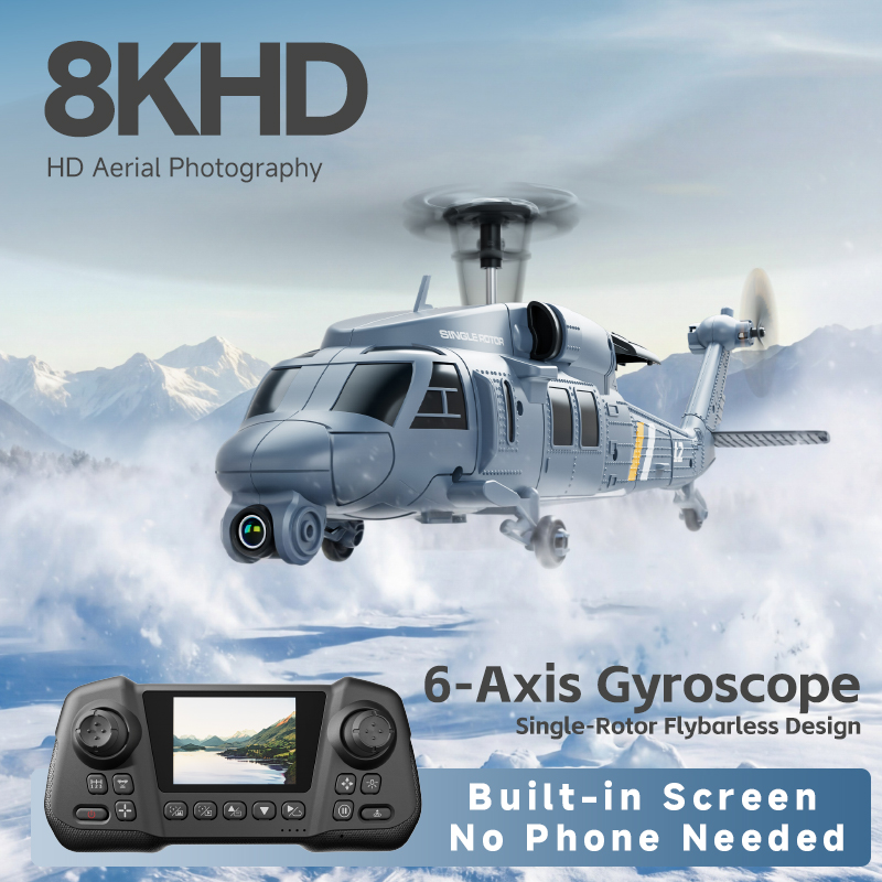 Single-Rotor Flybarless Design - Rc Helicopter Large reseña y precio