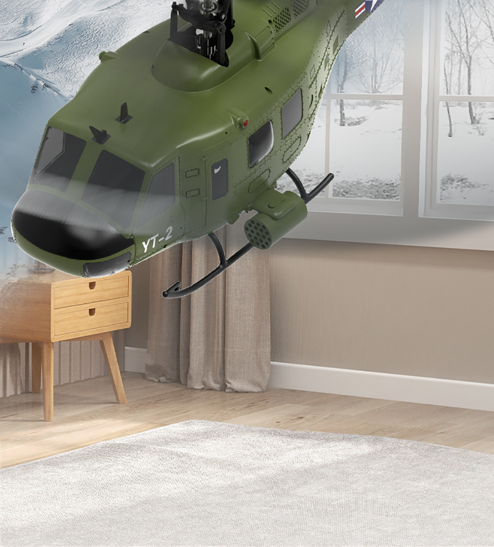YUXIANG F07 UH-1 Aileronless H - Rc Helicopter Large reseña y precio