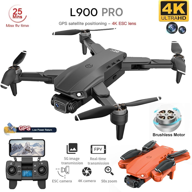 L900 Pro GPS Drone 4K Professi - Rc Helicopter Case reseña y precio