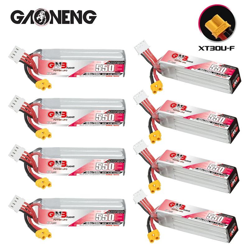 GNB HV 11.4V 550mAh 100C/200C  - Rc Helicopter Parts reseña y precio