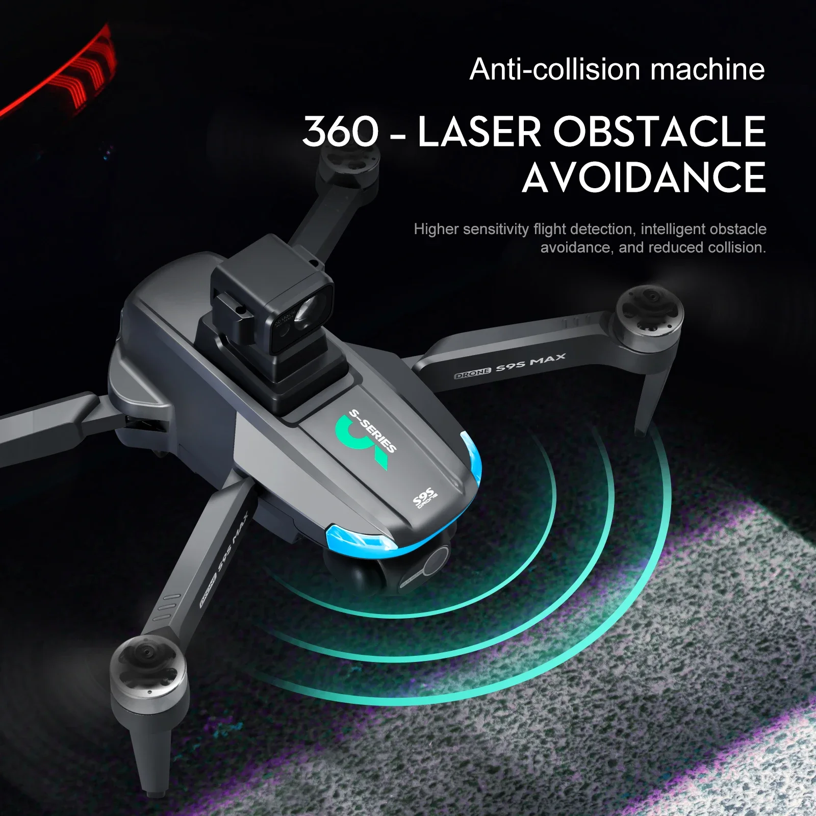 NEW S9S MAX MINI Drone 4K 2-Ax - Rc Helicopter Case reseña y precio