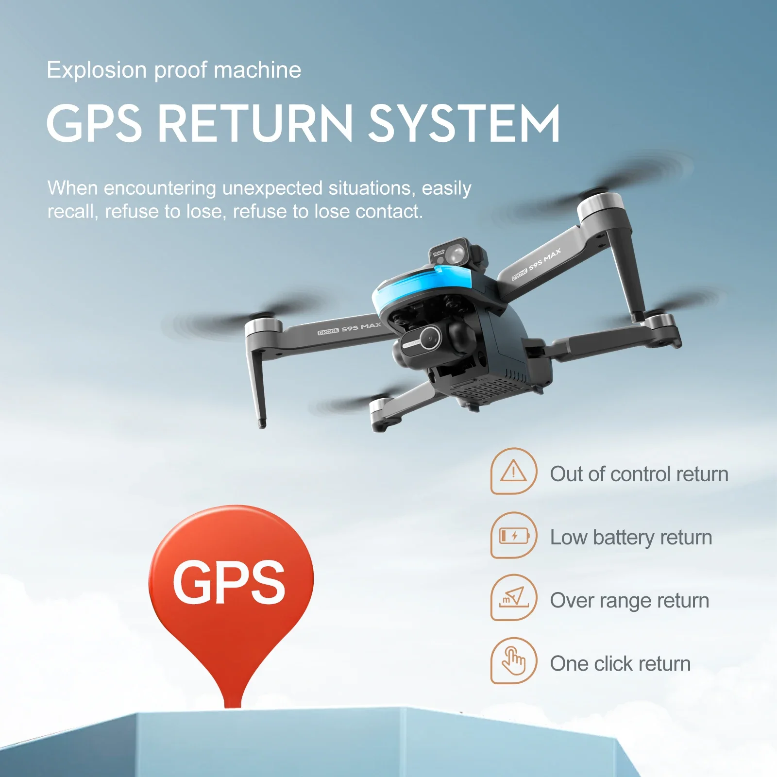 NEW S9S MAX MINI Drone 4K 2-Ax - Rc Helicopter Case reseña y precio