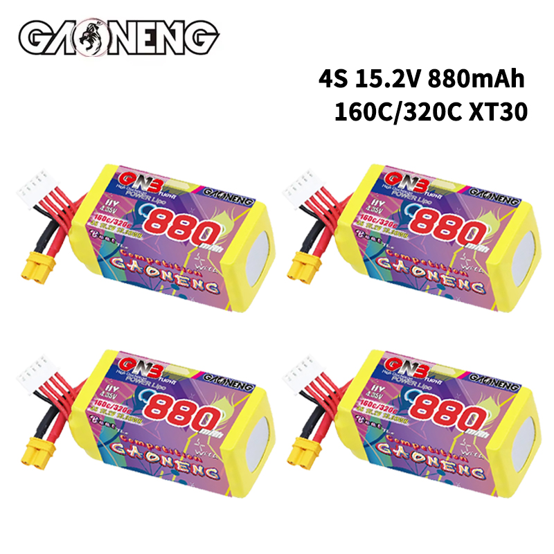 GNB 4S 880mAh 15.2V 160C/320C  - Rc Helicopter Parts reseña y precio