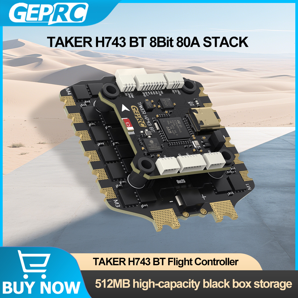 GEPRC TAKER H743 BT 8Bit 80A S - Rc Helicopter Case reseña y precio