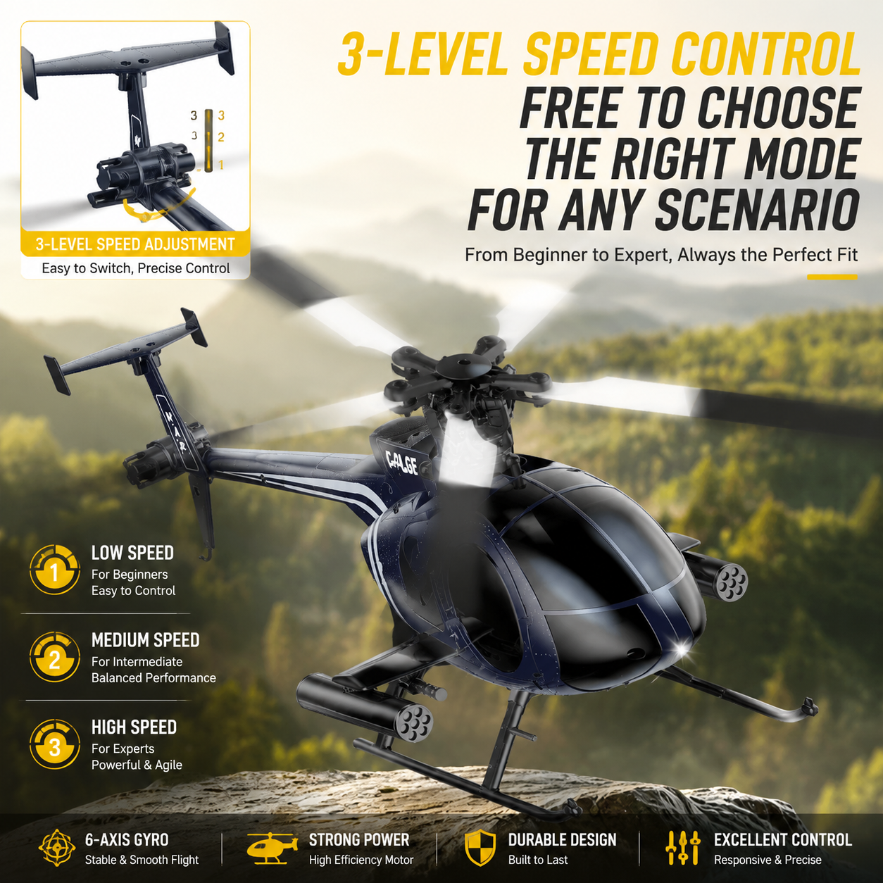 K300 6CH RC Helicopter Brushle - Rc Helicopter Gyro reseña y precio