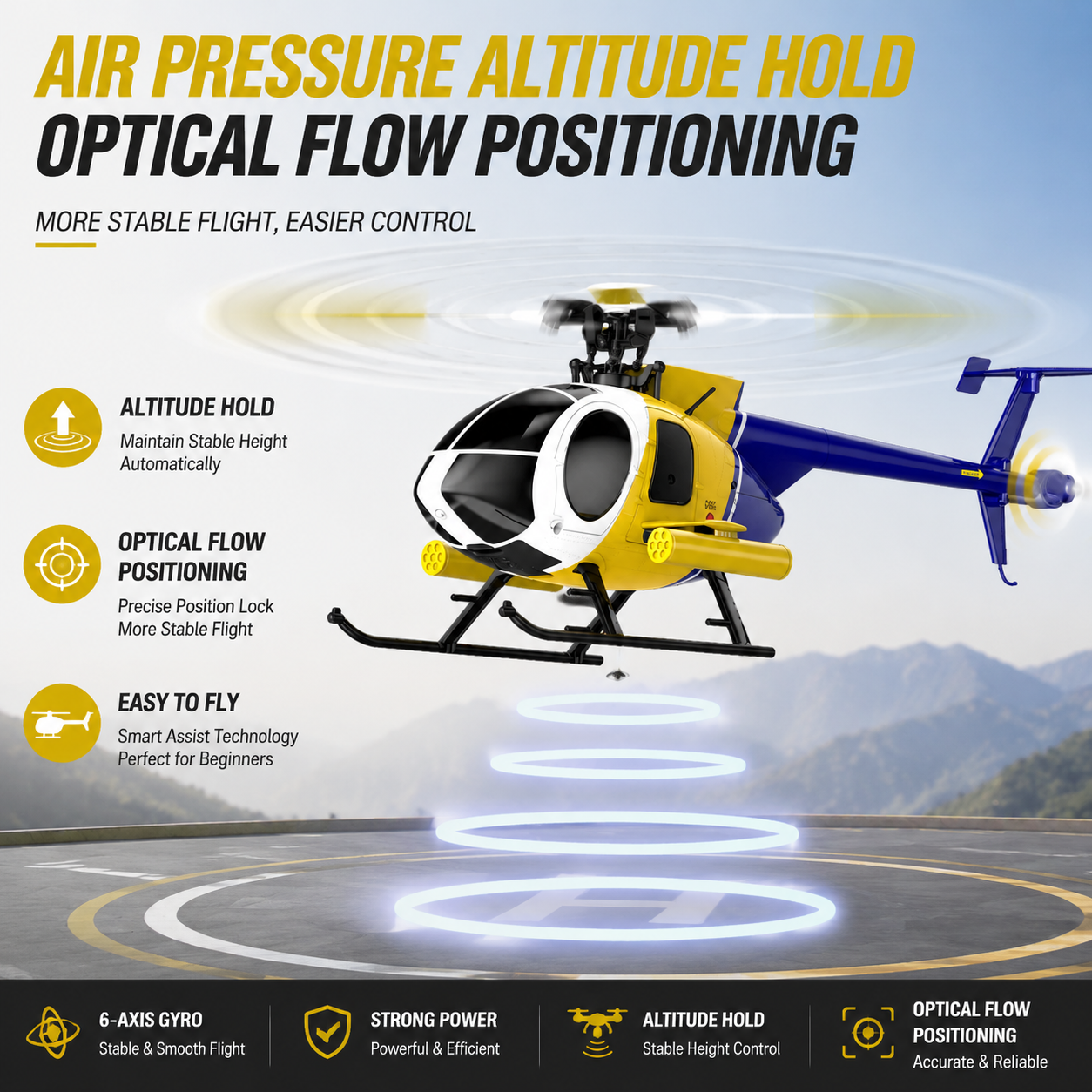 K300 6CH RC Helicopter Brushle - Rc Helicopter Gyro reseña y precio