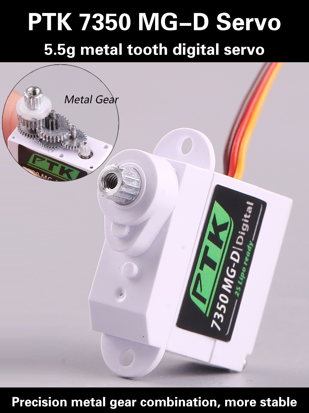 PTK 7350 MG-D 5.5g Digital Ser - Rc Helicopter Servo reseña y precio