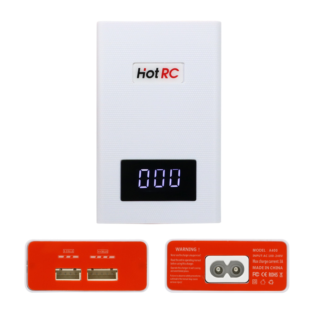 Hotrc A400 Digital 3S 4S 3000m - Rc Helicopter Charger reseña y precio