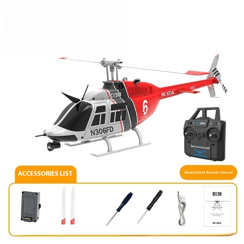 Rc  Era New Bell Two Hundred A - Rc Helicopter Single Rotor reseña y precio