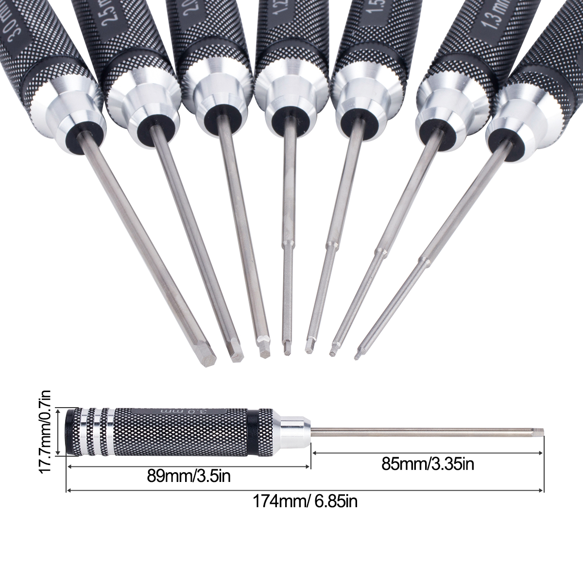 7 IN 1 Steel Hex Screwdriver S - Rc Helicopter Tool Kit reseña y precio