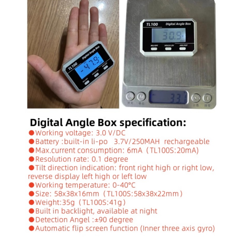 Horizontal Angle Meter Protrac - Rc Helicopter Case reseña y precio