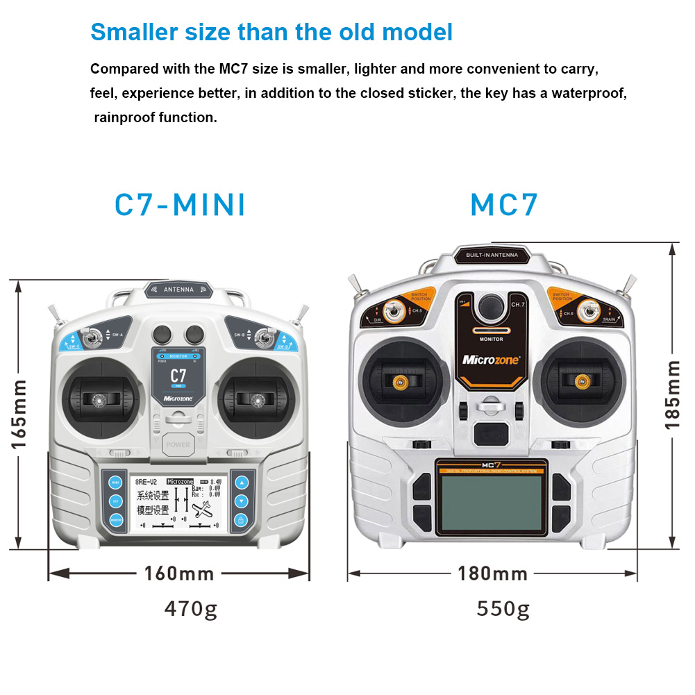 MicroZone MC7 Controller C7 MI - Rc Helicopter Mini reseña y precio