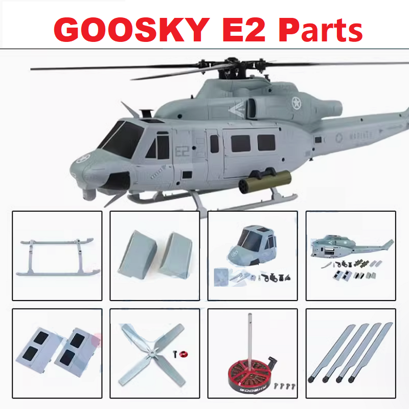 Spare Parts For GOOSKY E2 UH-1 - Rc Helicopter Coaxial reseña y precio