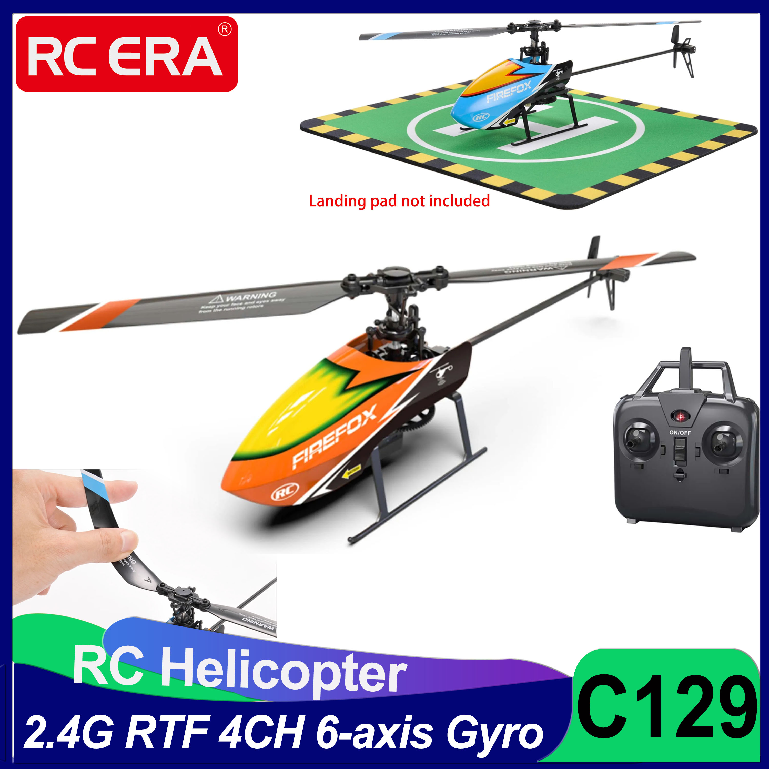 C129 RC Helicopter RTF 4CH 6-a - Rc Helicopter Single Rotor reseña y precio