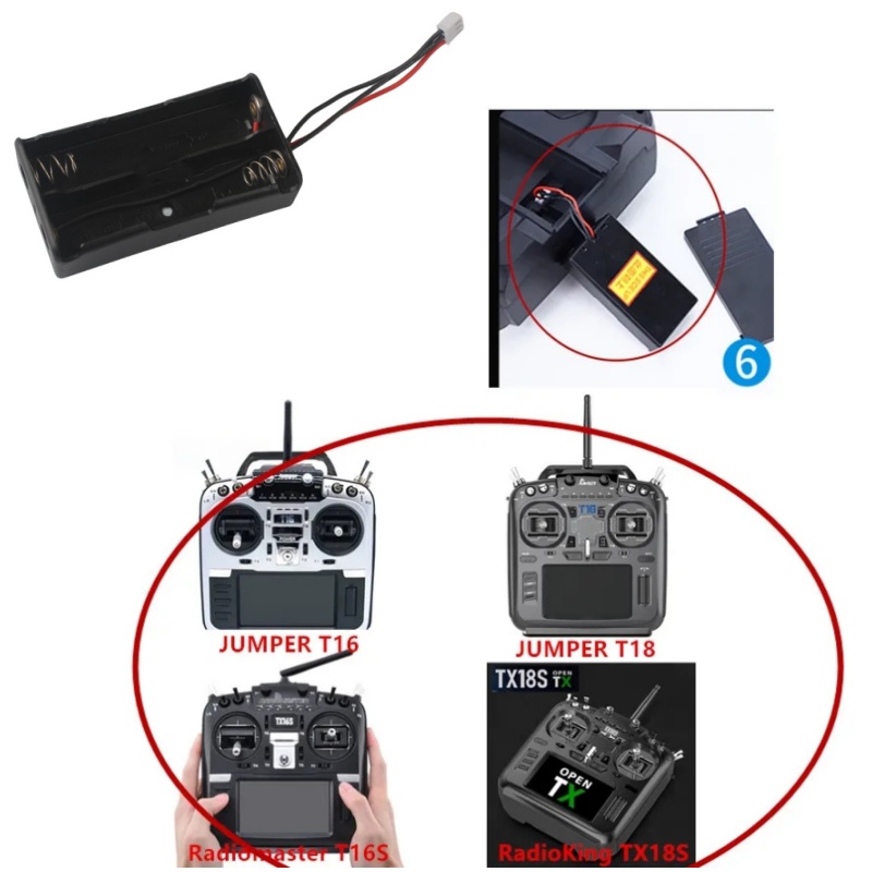 RadioMaster TX16S 2S 18650 Bat - Rc Helicopter Case reseña y precio