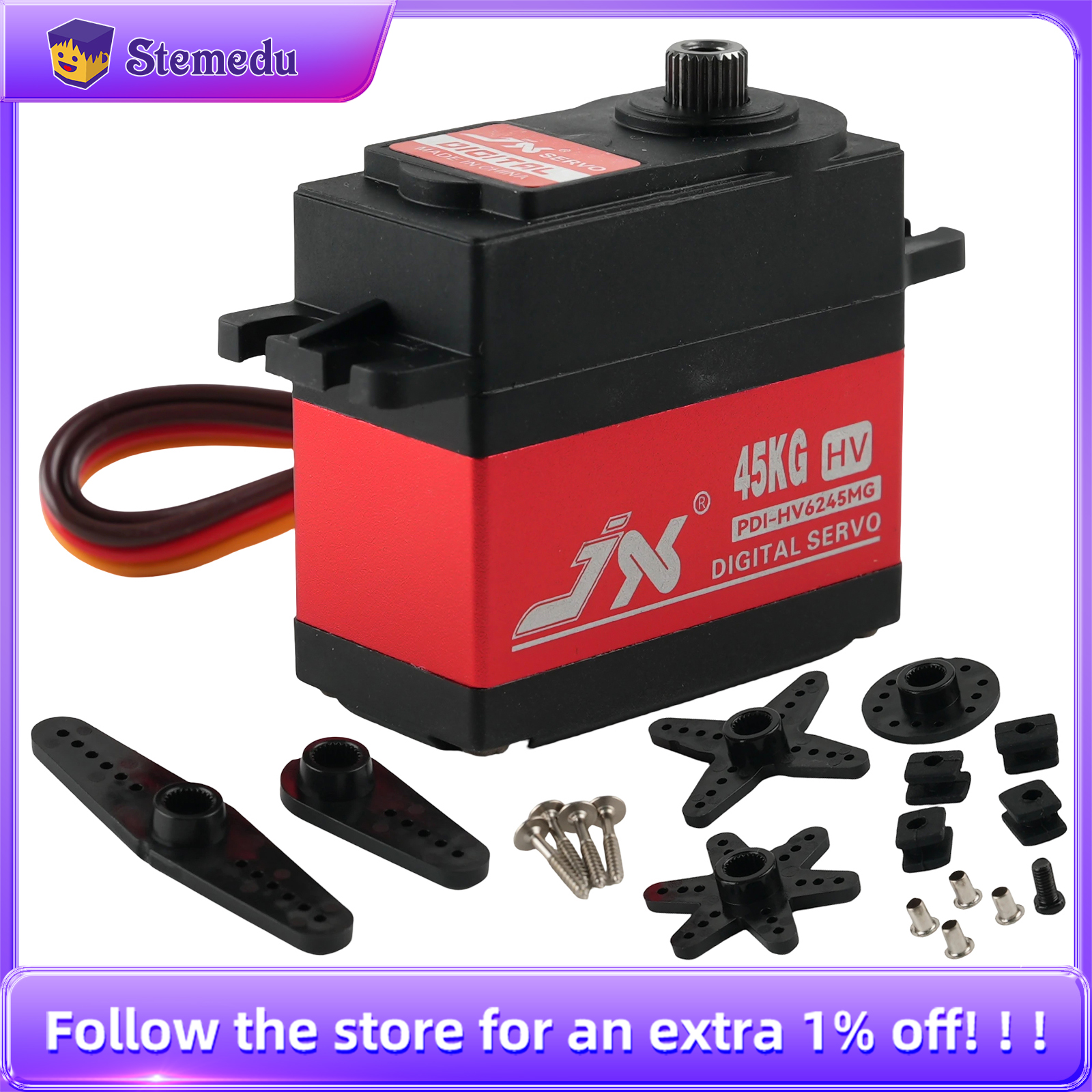 JX Servo PDI-HV6245MG 45KG HV  - Rc Helicopter Parts reseña y precio