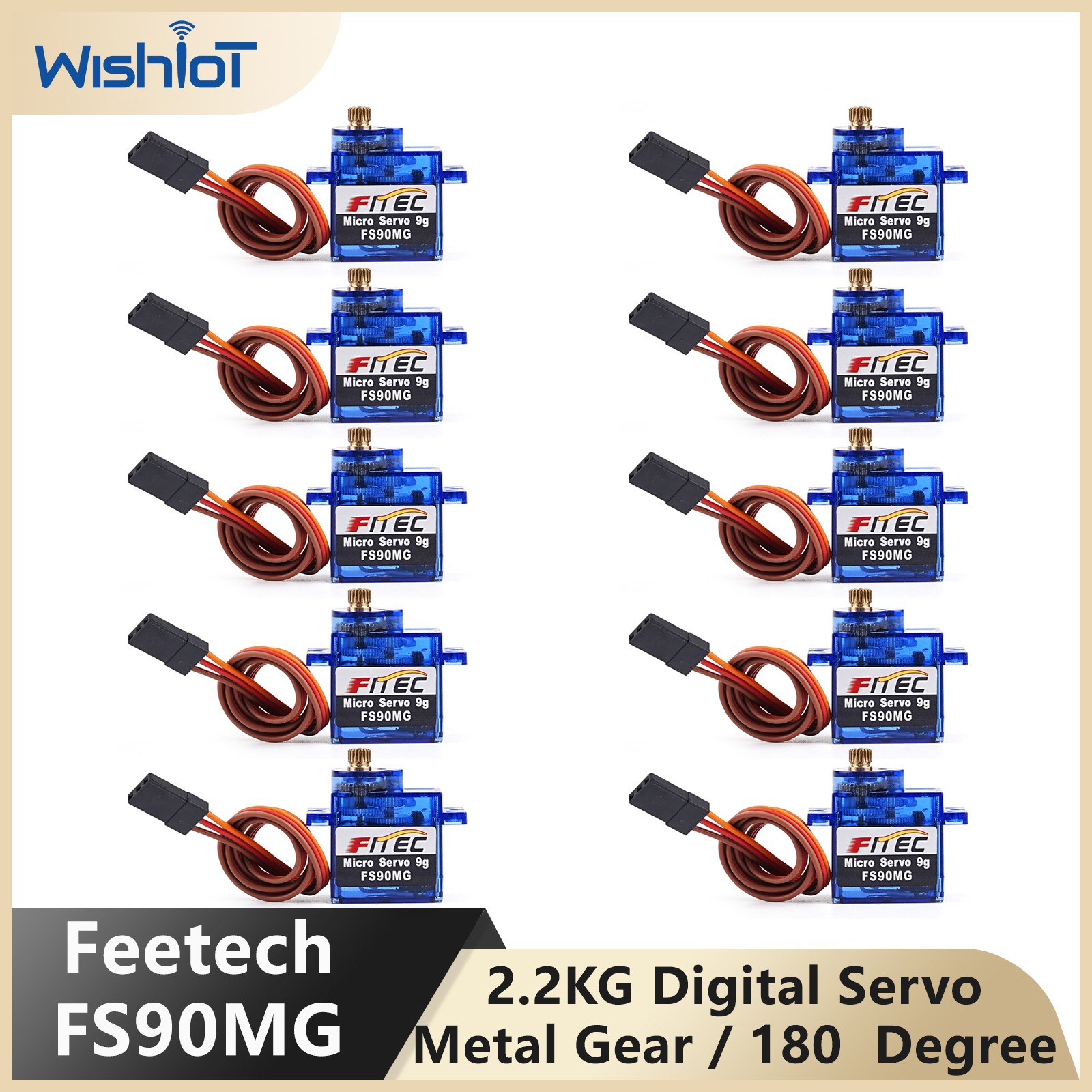 Feetech FS90MG 2.2KG 9g Digita - Rc Helicopter Servo reseña y precio