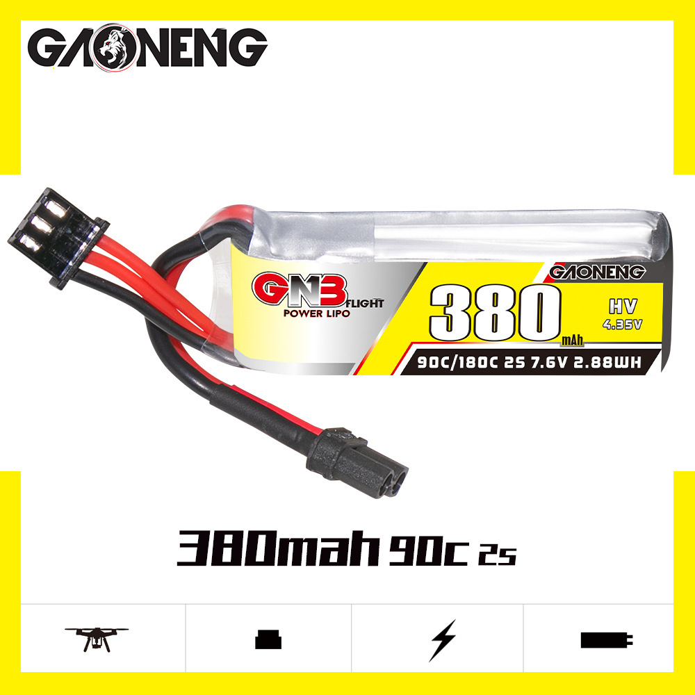 GNB 2S 7.6V 380mAh 90C/180C Li - Rc Helicopter Parts reseña y precio