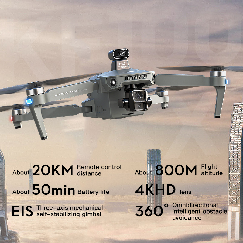 SJRC KF100 MAX 8K UHD Photo HD - Rc Helicopter Case reseña y precio