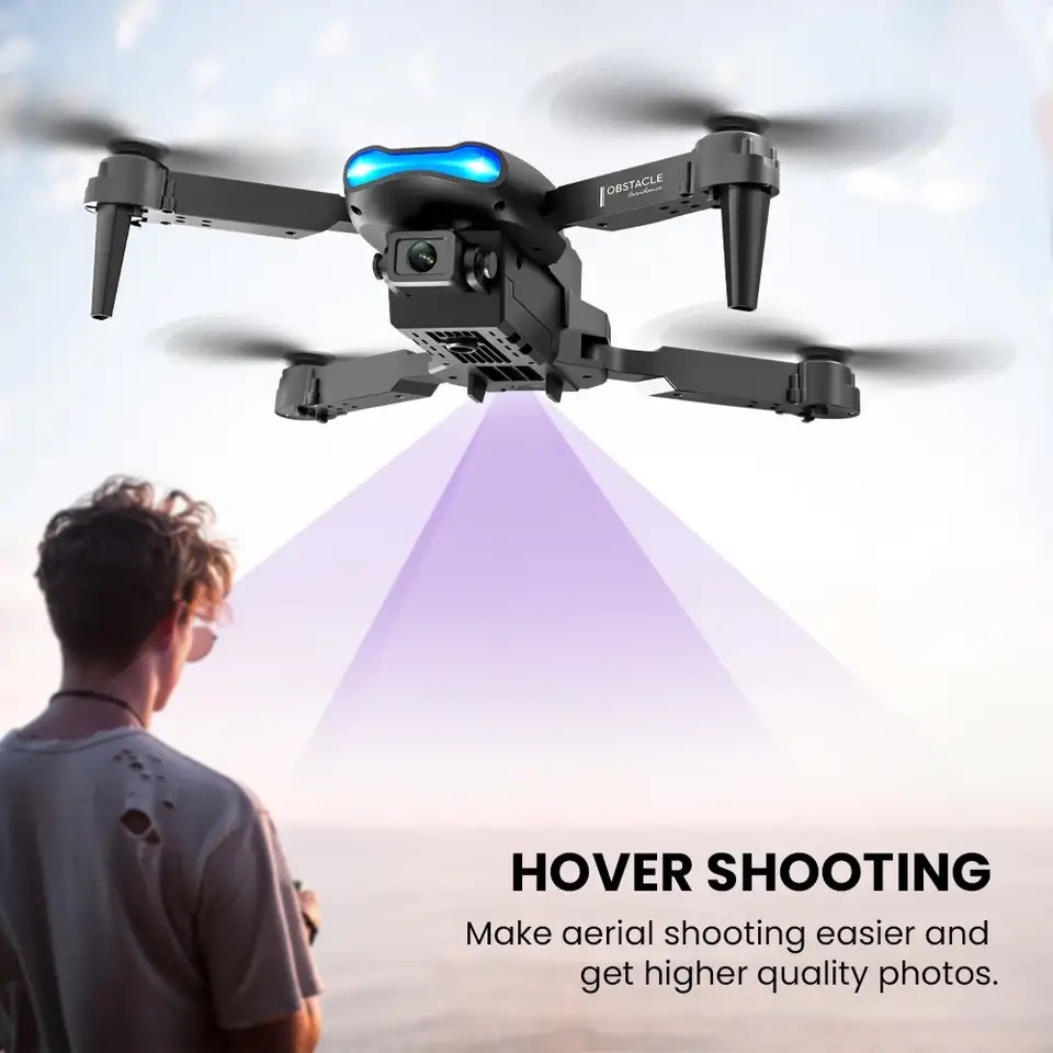 New Mini drone E99 4K WIFI HD  - Rc Helicopter Nitro reseña y precio