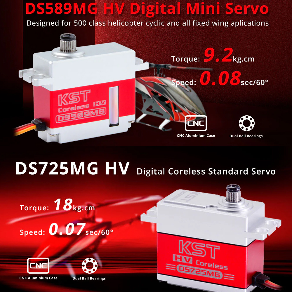 KST DS589MG /DS565X /DS725MG M - Rc Helicopter Mini reseña y precio