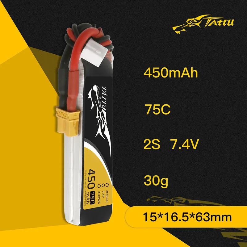3Pcs NEW TATTU 450/500/550mAh  - Rc Helicopter Parts reseña y precio