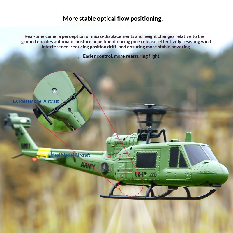 Huey F6601 4CH RC Helicopter - - Rc Helicopter Single Rotor reseña y precio