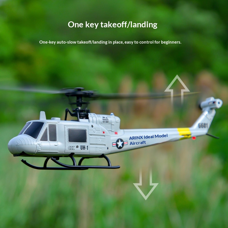 Huey F6601 4CH RC Helicopter - - Rc Helicopter Single Rotor reseña y precio