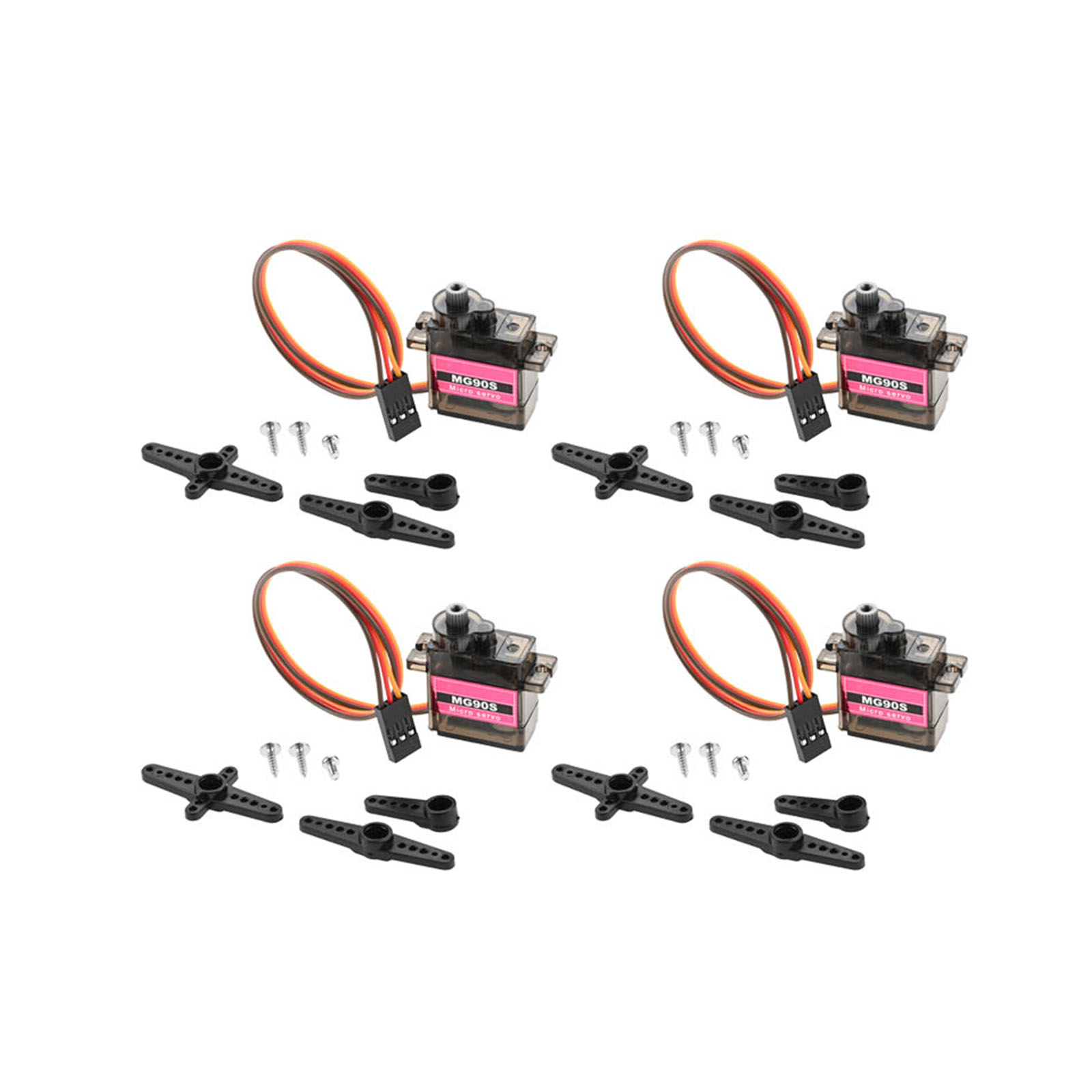 4pcs Micro Servo Metal Gear 90 - Rc Helicopter Mini reseña y precio