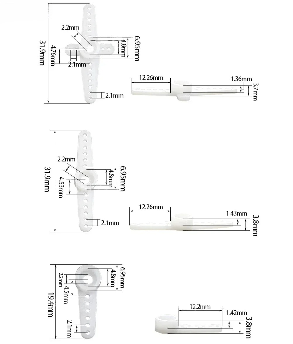 4PCS 9g SG92R Micro Servo Plas - Rc Helicopter Servo reseña y precio