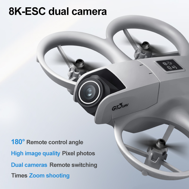 New GT3 Mini RC Drone 8K 5G Ae - Rc Helicopter Electric reseña y precio