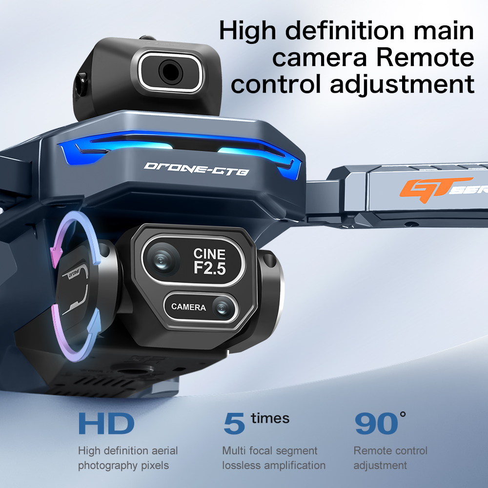 2026 New GT8 Drone GPS 8K Prof - Rc Helicopter Case reseña y precio
