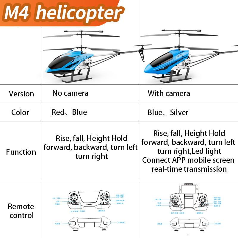 M4 Large Rc Helicopter Remote  - Rc Helicopter Large reseña y precio
