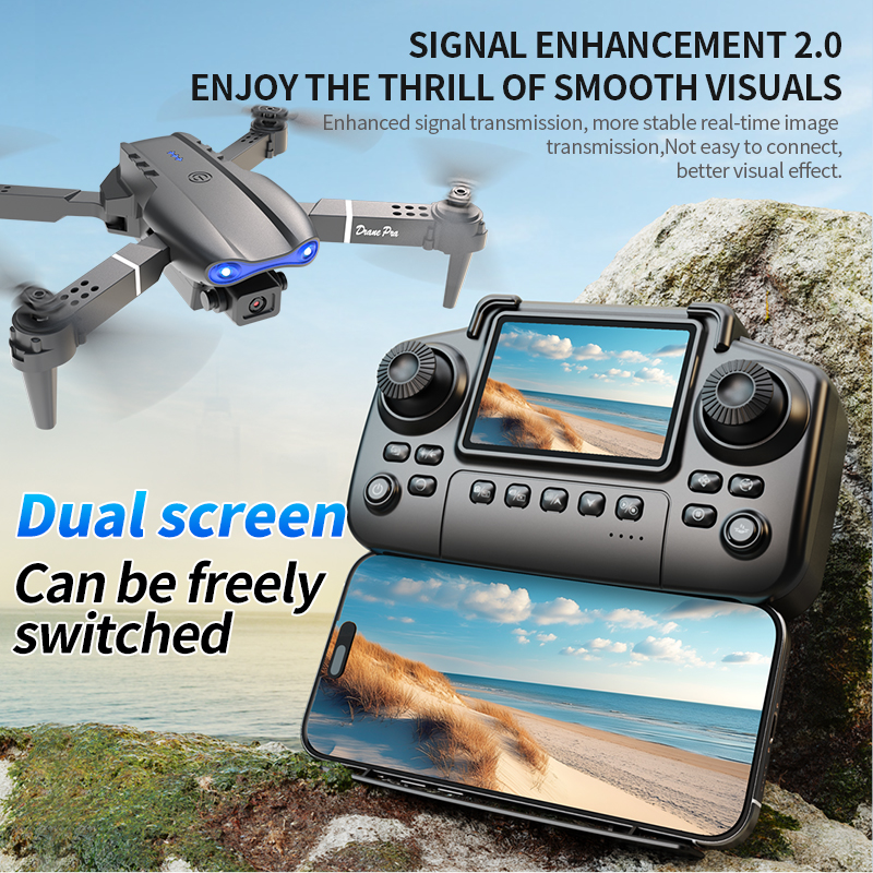 E99 PRO Drone Screen Control A - Rc Helicopter Case reseña y precio
