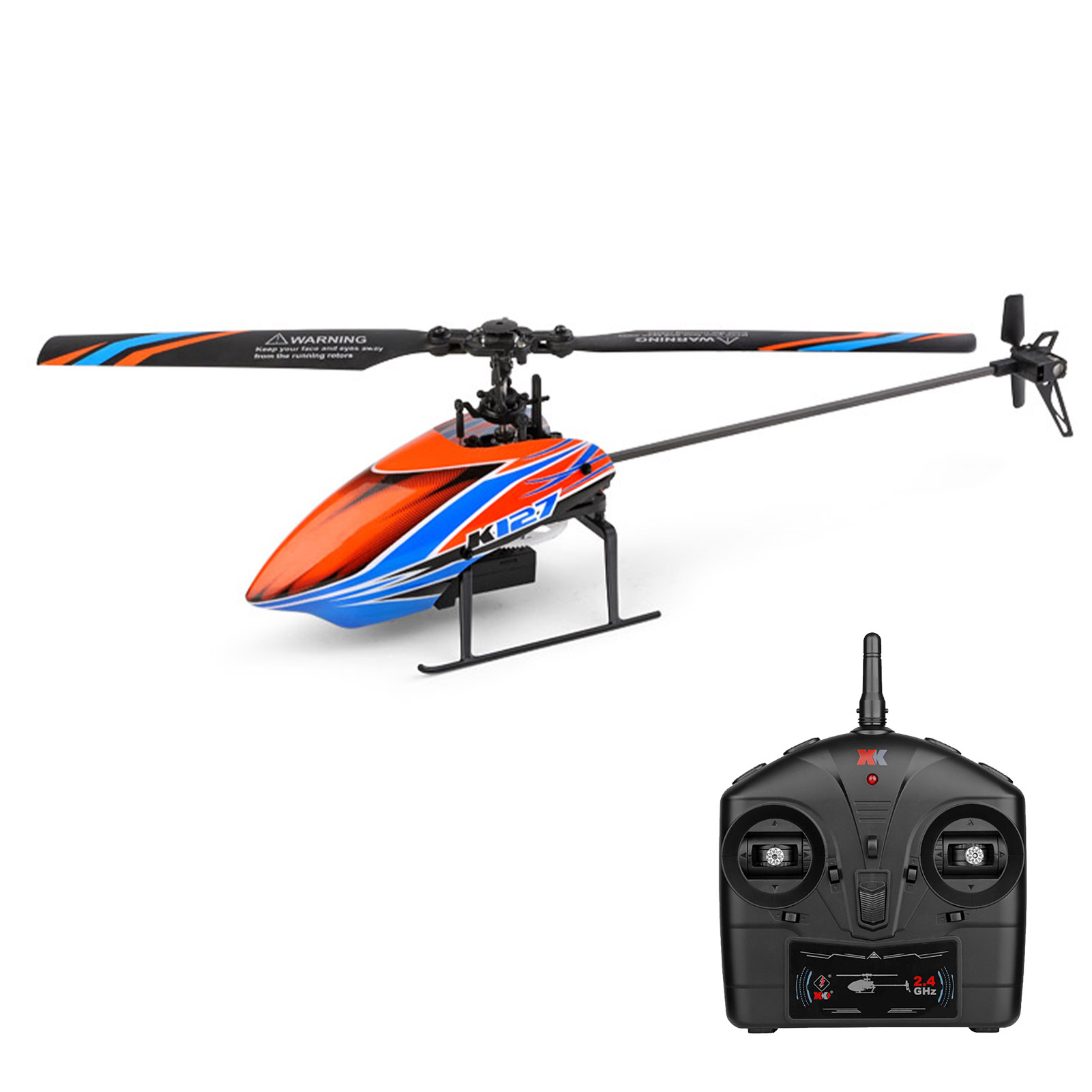 WLtoys XK K127 4CH 6-axis Gyro - Rc Helicopter Single Rotor reseña y precio